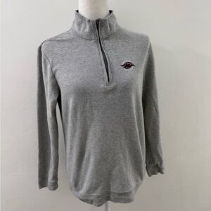 Disney Cruise Line 1/4 Quarter Zip Grey Long Sleeve Size S
